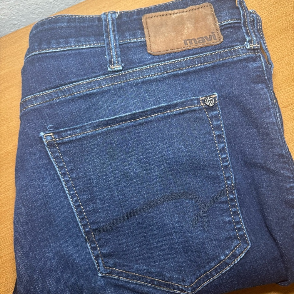 Mavi Matt Relaxed Straight Leg Jeans 38x30